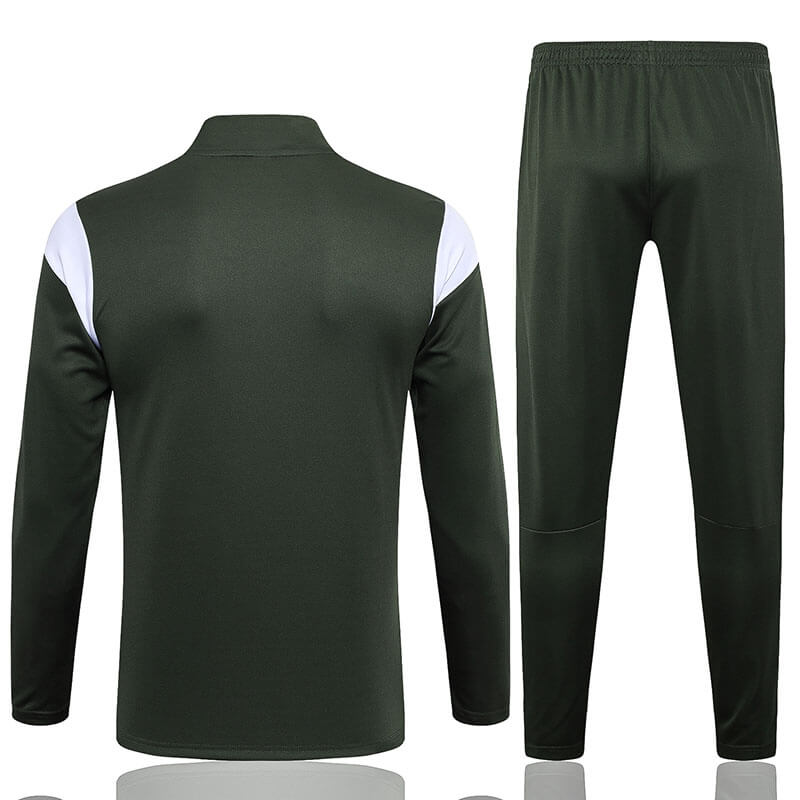 Sudadera Entrenamiento Manchester City 2023/2024 Verde Oscuro
